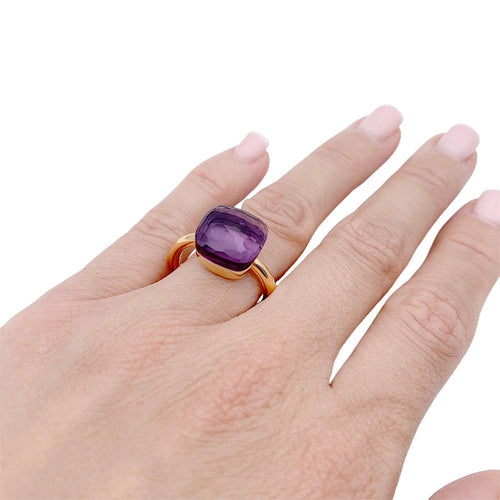 Bague 55 Bague Pomellato, "Nudo Maxi", améthyste. 58 Facettes 32846