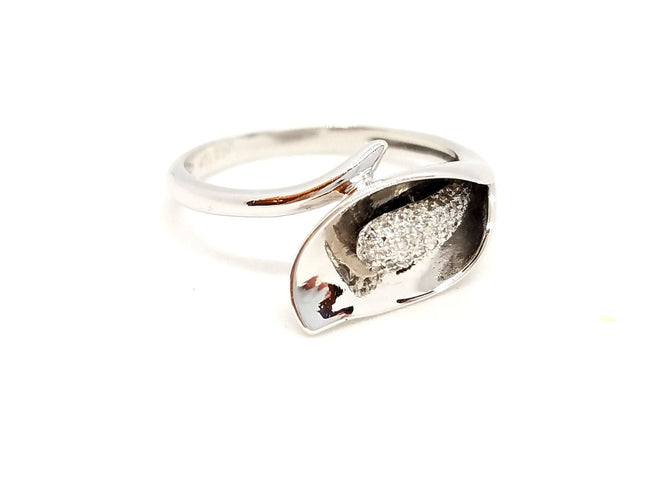 Bague 53 Bague Or blanc Diamant 58 Facettes 720132CN