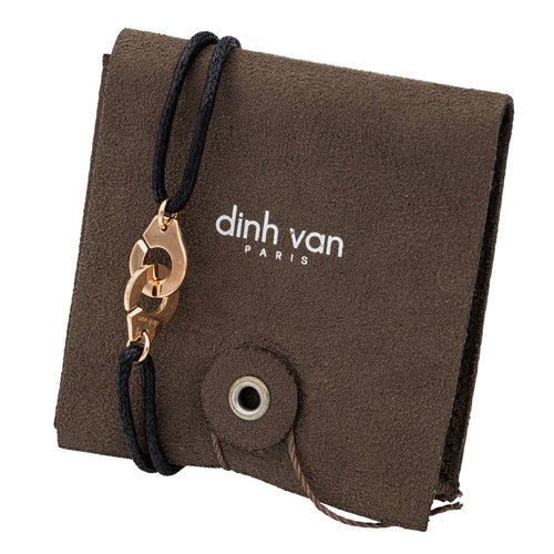 Bracelet Dinh Van Bracelet Cordon Menottes Or rose 58 Facettes 2820742CN