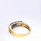 Bague Bague or jaune pavage diamants 58 Facettes 5622