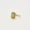 Bague 53 Bague Art Deco, émeraudes et diamants 58 Facettes BO/230040/