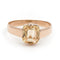 Bague 57 Bague Or rose Citrine 58 Facettes 1752242CN