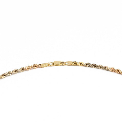 Collier Collier Maille torsadée Or jaune 58 Facettes 1641785CN