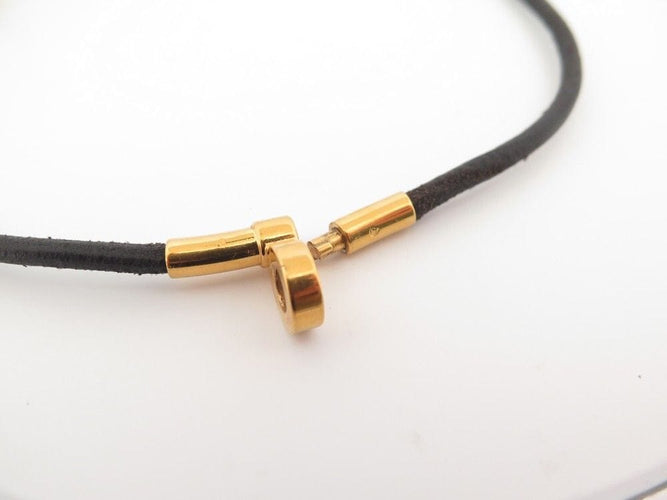 Collier collier HERMES quitte ou double + pendentif cadenas 2003 annee mediterranee 58 Facettes 257869