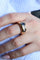 Bague 56 Bague Jonc Or jaune Saphir 58 Facettes 2275529CN
