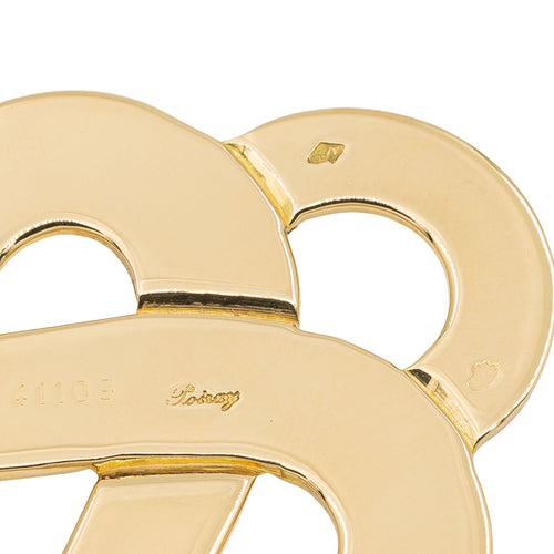Pendentif Poiray Pendentif Coeur entrelacé Or jaune 58 Facettes 2487269CN