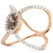 Bague 54 Bague or rose diamants 58 Facettes 31H00083