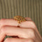 Bague BAGUE "JASMINE" OR CISELÉ 58 Facettes BO/220070 NSS