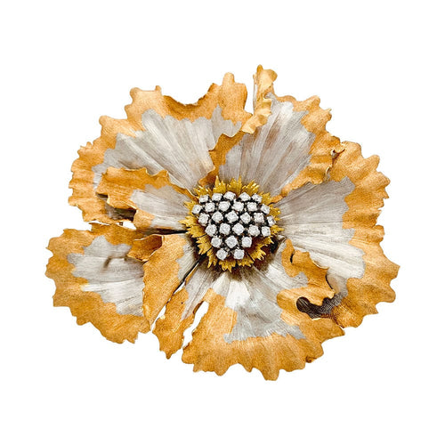 Broche Broche, pendentif Buccellati, "Prestigio", 3 ors et diamants. 58 Facettes 31654