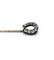 Broche 7cm / Jaune et blanc / Or 750 et Argent 925 Epingle à cravate Or Argent et diamants 58 Facettes 210057R