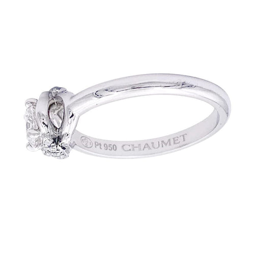 Bague 53 Bague Chaumet, "Liens d'Amour", platine, diamants. 58 Facettes 33037