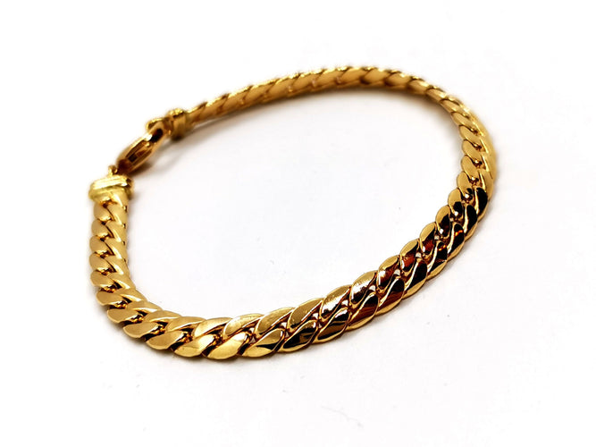 Bracelet Bracelet Maille anglaise Or jaune 58 Facettes 1099694CD