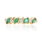 Bague 54 Bague jarretière émeraudes diamants 58 Facettes 21-156A