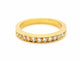 Bague 53 Bague Alliance Or jaune Diamant 58 Facettes 578768RV