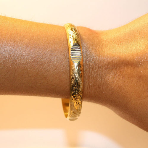 Bracelet Bracelet Or jaune bombé 58 Facettes 10190B