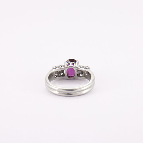 Bague 51 Bague rubis, diamants 58 Facettes