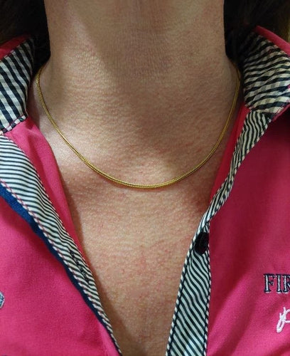 Collier Chaine maille Palmier Or jaune 58 Facettes 077091