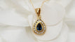 Collier Collier pendentif saphir diamants 58 Facettes 29469