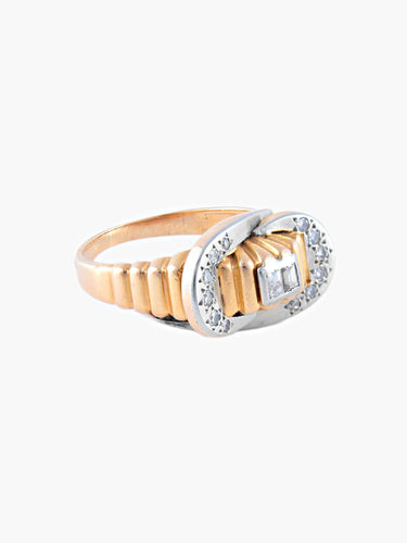 Bague Bague Tourbillon 2 ors Diamants 58 Facettes