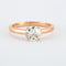 Bague Bague Solitaire Diamant 1.08 ct Or rose 58 Facettes
