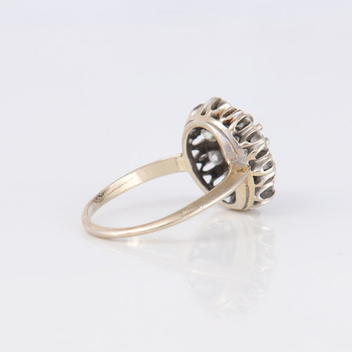 Bague 53 Bague Marguerite Diamants 58 Facettes