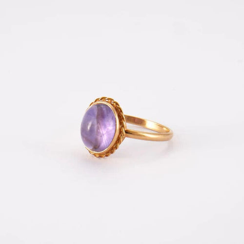 Bague 52 BAGUE CABOCHON D’AMÉTHYSTE 58 Facettes 1025