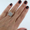 Bague Bague pavage diamants en or blanc 58 Facettes