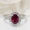 Bague 53 Bague rubis et diamants 58 Facettes 32177