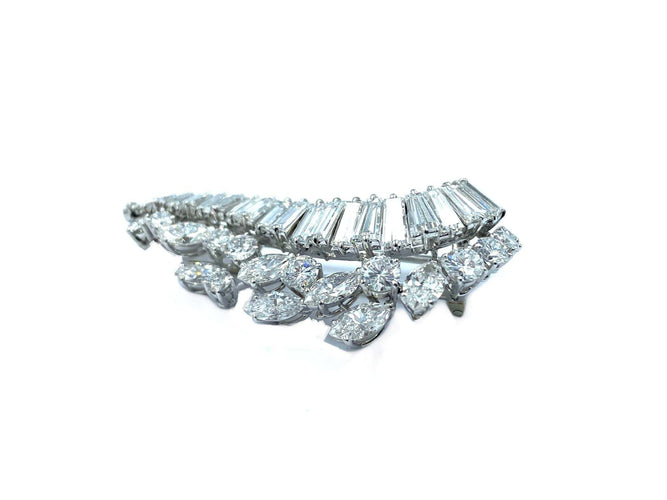 Broche Boucheron. Broche diamants 9ct 58 Facettes