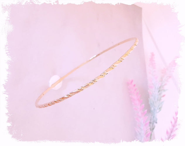 Bracelet Bracelet Jonc ciselé 5,27 gr Or Rose 58 Facettes AA 1494