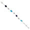 Bracelet Bracelet Bulgari "B.Zero1" en or blanc, améthystes et topazes. 58 Facettes 30874