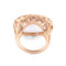 Bague Bague signée Pomellato, Arabesque en or rose 58 Facettes 0