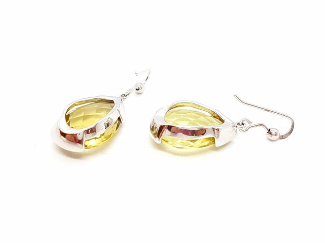 Boucles d'oreilles Boucles d'oreilles Pendantes Argent Quartz 58 Facettes 06442CD