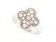 Bague 52 vintage bague VAN CLEEF & ARPELS alhambra or diamants 58 Facettes 258547
