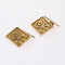 Boutons de manchette Boutons de manchette vintage or 58 Facettes CV64