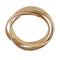Bracelet Bracelet Cartier, "Trinity", 3 tons d'or. 58 Facettes 31623