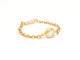 Bague 54 Bague Chaînette Or rose Diamant 58 Facettes 578666RV