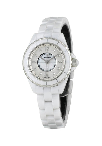 Montre Montre CHANEL J12 Quartz Diamants 29 mm Quartz 58 Facettes 65057-61579