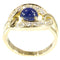 Bague 47 Bague Cartier, saphir cabochon & diamants 58 Facettes 17342-0256