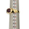 Bague Bague avec grenats 58 Facettes 31196