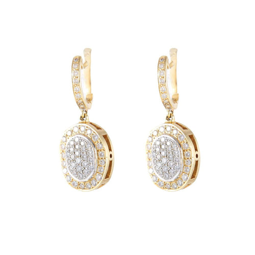 Boucles d'oreilles BOUCLES D'OREILLES "GIAVANA" OR & DIAMANTS 58 Facettes BO/220150