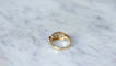 Bague Bague bandeau Art-Déco 3 Ors Diamants 58 Facettes