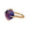 Bague 50 Bague Pomellato "Veleno" or rose et améthyste. 58 Facettes 31401