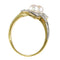 Bague 52 Bague de fiançailles diamant perle Art Déco 58 Facettes 23271-0580