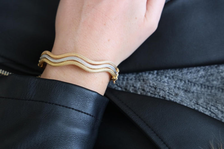 Bracelet Bracelet Jonc Or jaune 58 Facettes 1641783CN