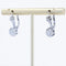Boucles d'oreilles Boucles d'oreilles or blanc diamants en dormeuses 58 Facettes 22-161A