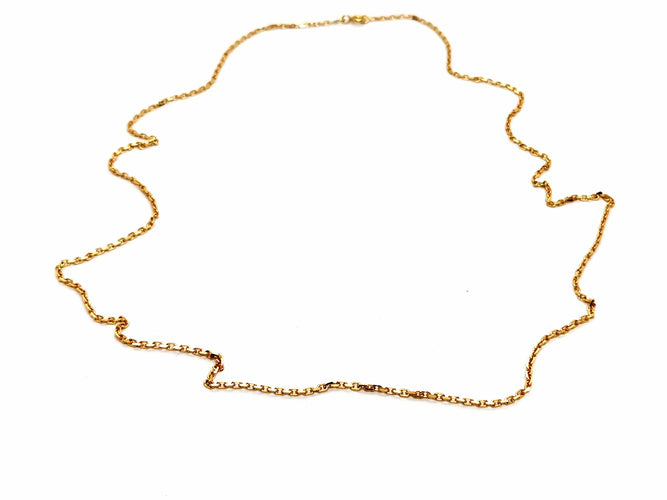 Collier Collier Maille forçat Or jaune 58 Facettes 1468338CN
