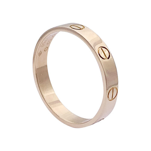 Bague 59 Bague Cartier, "Alliance Love", or rose. 58 Facettes 32682