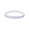 Bague 52 Alliance Chaumet "Bee my Love" or blanc, diamants. 58 Facettes 33481
