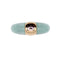 Bague Bague résine lagon et or jaune 58 Facettes